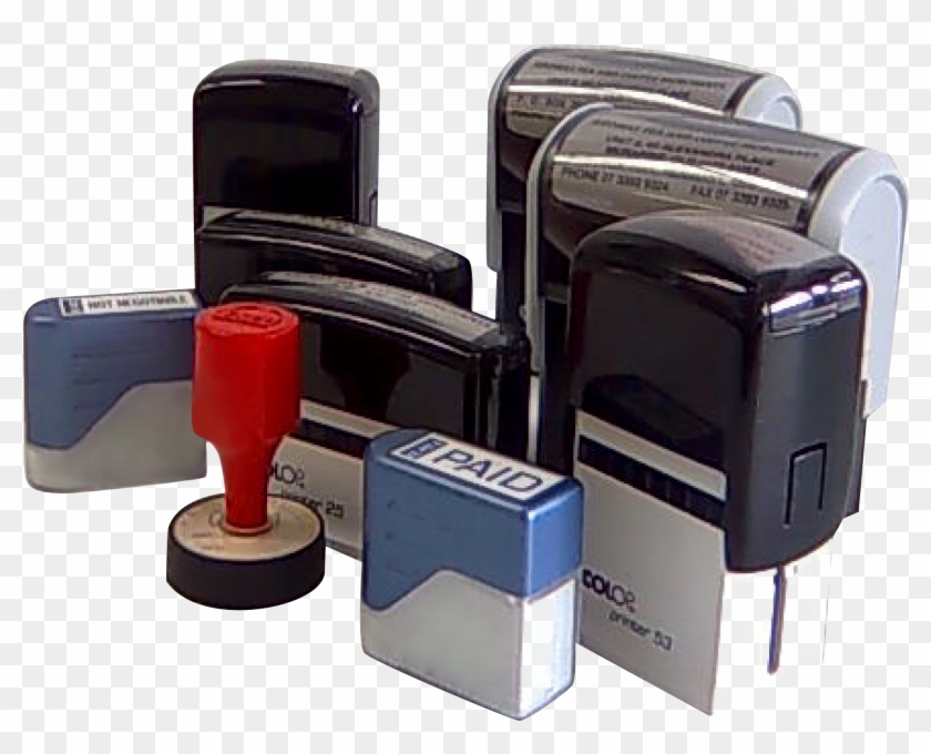 Self Inking Rubber Stamps, Refillable Office Stamps, Company Stamp Round