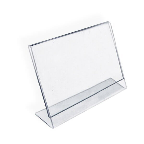 A6 L Shape Table Top Display Stand