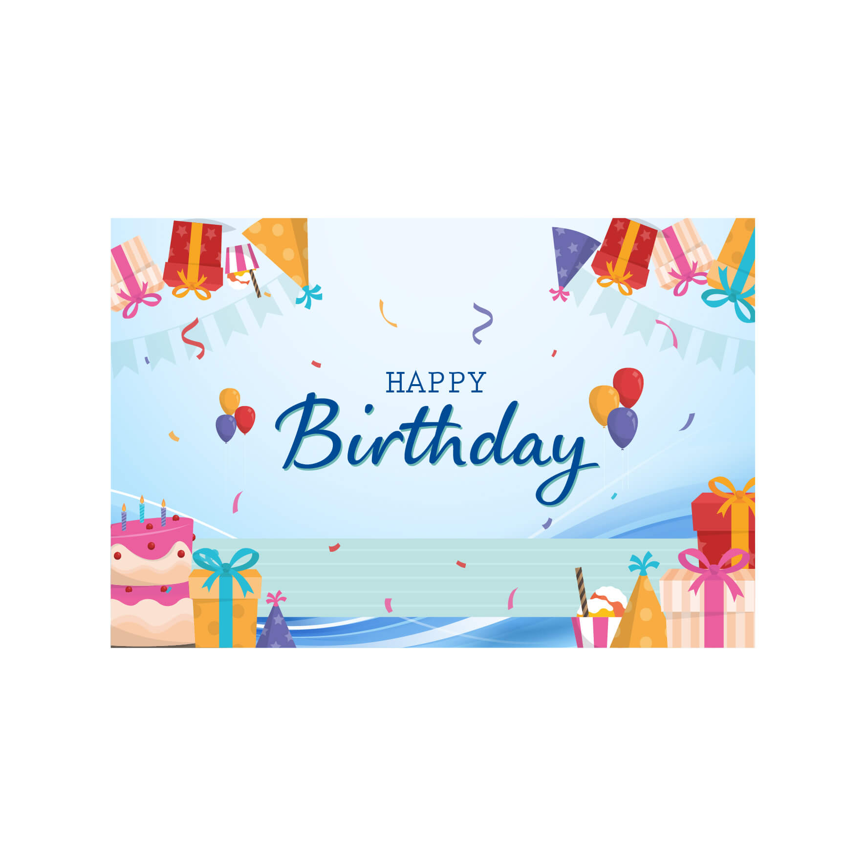 Birthday Banner Backdrop