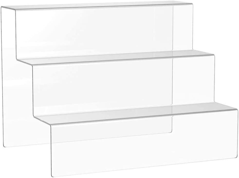 3-Tier Cupcake Organizer Clear Acrylic Riser Display