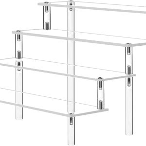 4 Tier Organizer Shelf | Clear Acrylic Multi-Layer Organizer Rack